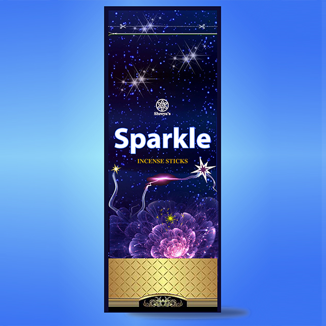 Sparkle zipper incense sticks shreyas exports